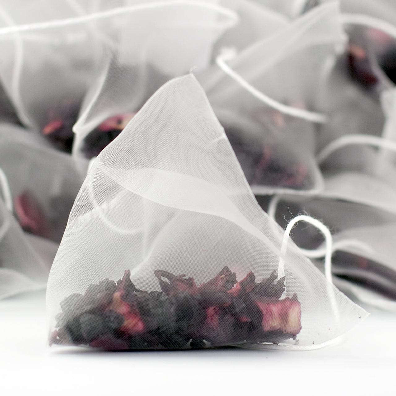 Delicious Berry Silk Pyramids