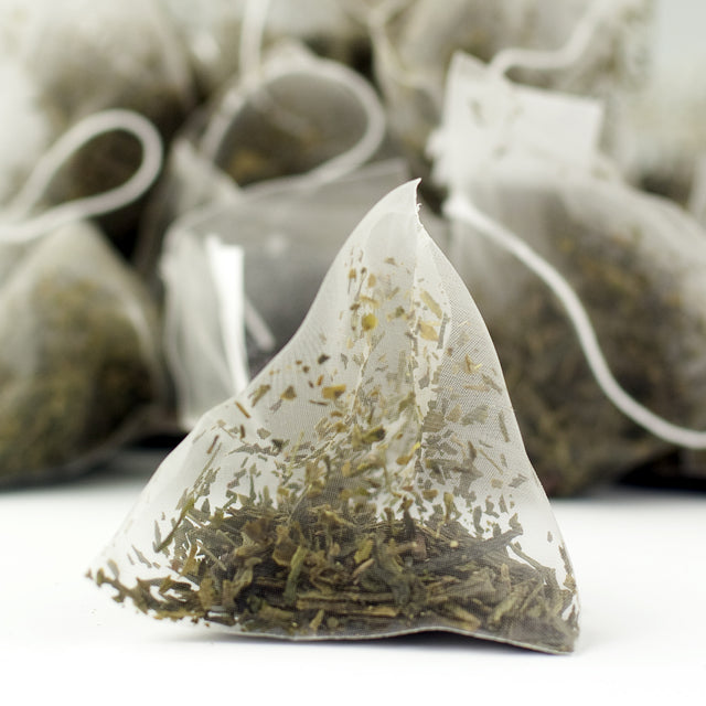 Sencha Green Silk Pyramids