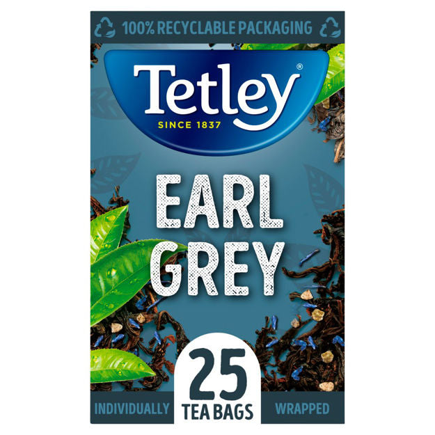 Tetley Earl Grey Tea (1x25 envelopes)
