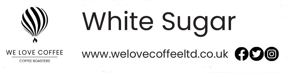 We Love Coffee White Sugar Sticks (1x1000)